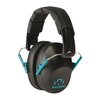 WALKERS GAME EAR PRO-LOW PROFILE FOLDING MUFF BLACK/TEAL