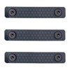 SLATE BLACK INDUSTRIES SLATE GRIP M-LOK PANELS 2-SLOT SLATE GREY 3-PACK