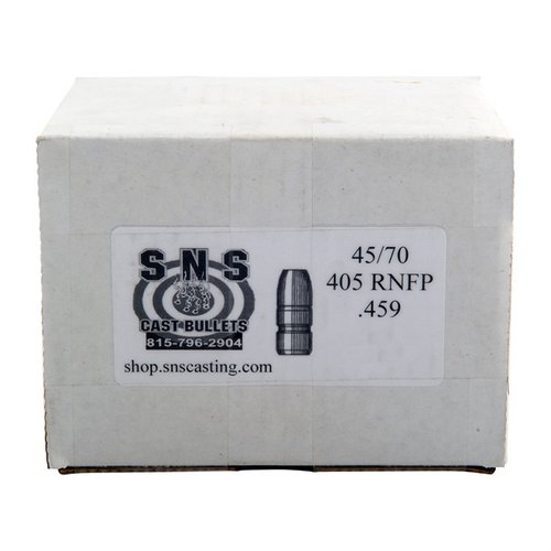 Round Nose Flat Point Sns Cast Bullets 4570 Caliber 0459 405gr