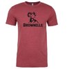 MENS TSHIRT CARDINAL W/ BROWNELLS LOGO XL