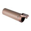 MODTAC SUPPRESSOR SHIELD W/U-RAC 6"X2" COYOTE TAN W/TAN HARDWARE