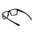 RIDER EYEWEAR  BLACK FRAME, CLEAR LENS