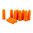 SAF-T-TRAINERS Dummy Rounds 25 ACP i oransje plast for sikker trening. Populære blant avdelinger for umiddelbar handlingstrening. Kjøp nå! 🔫🟠